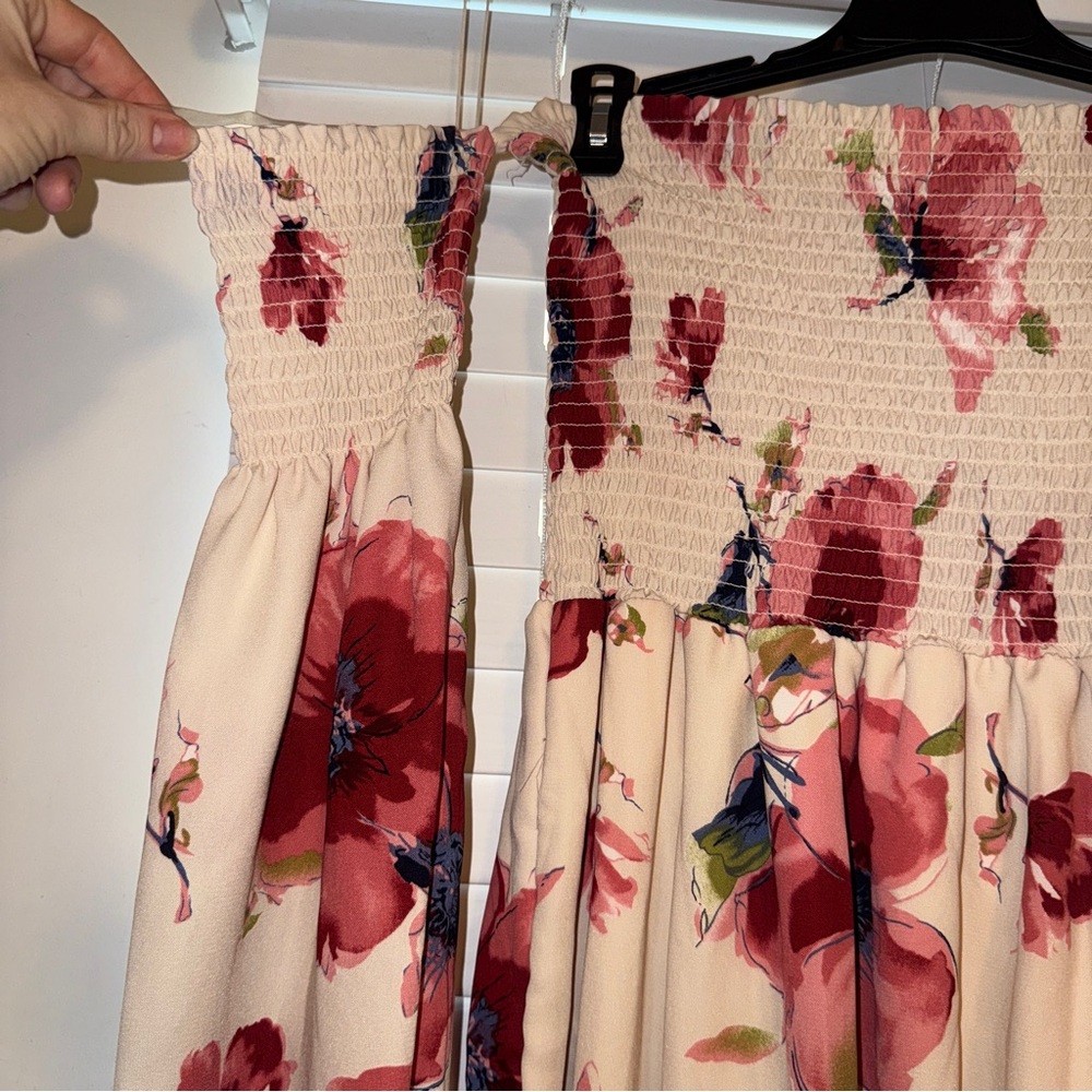 Floral Smocked Bodice Dress